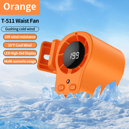 Unisex nan tragbarer Clip-On Taillenkühler mit LED-Display Brehn