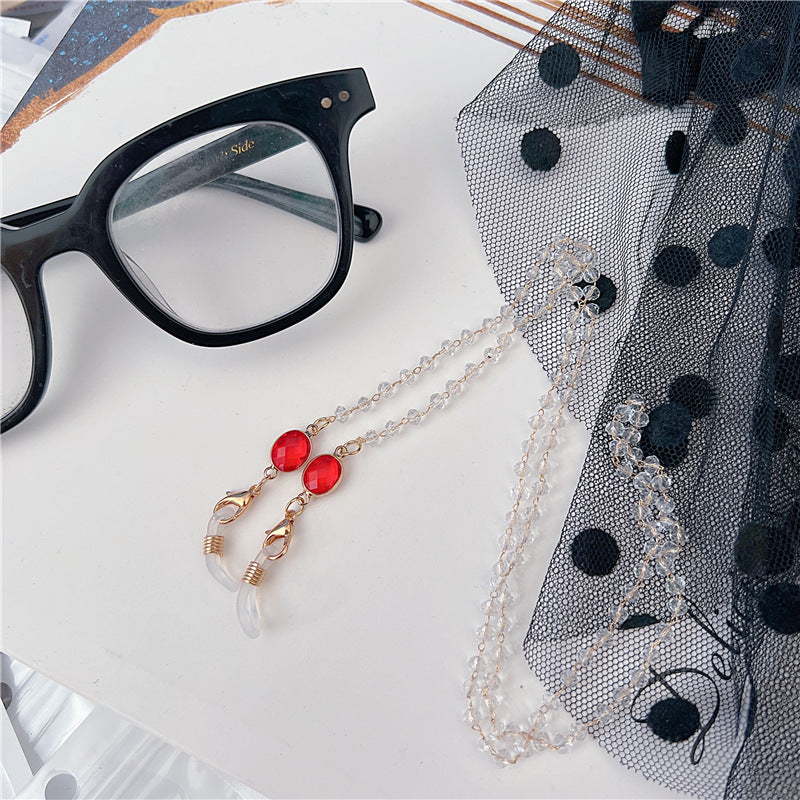 Stylische Perlen-Brillen Kette Brehn