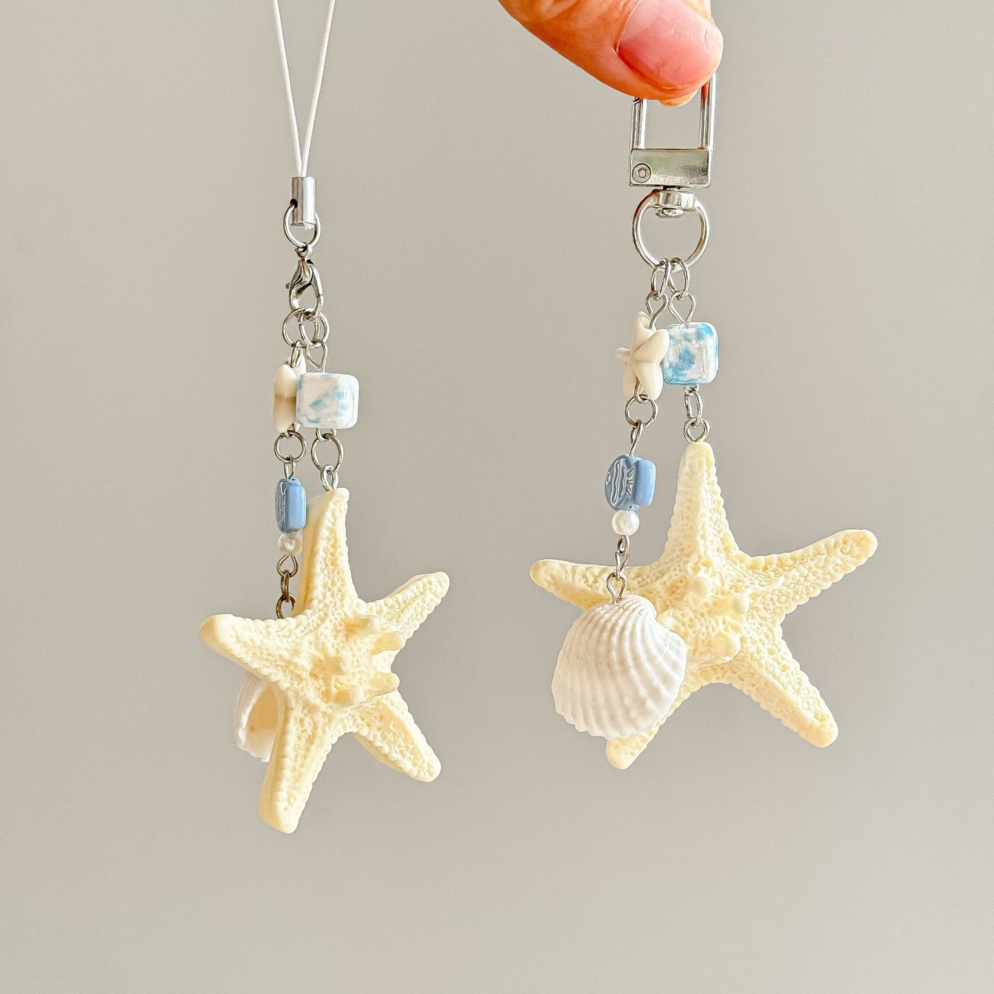 Schlüsselanhänger mit Maritimen Muschelmotiven Brehn
