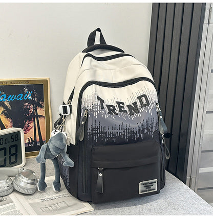 Trendige stilvolle Grafik-Rucksack Brehn