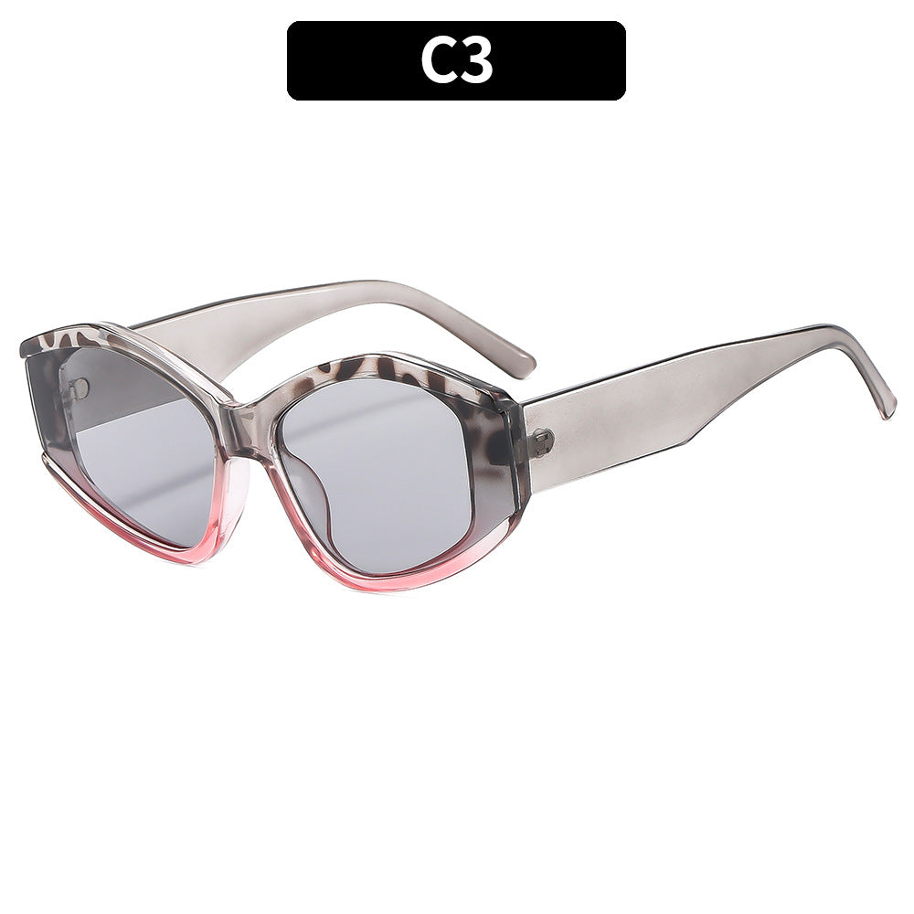 Statement Geometric Übergroße Sonnenbrille