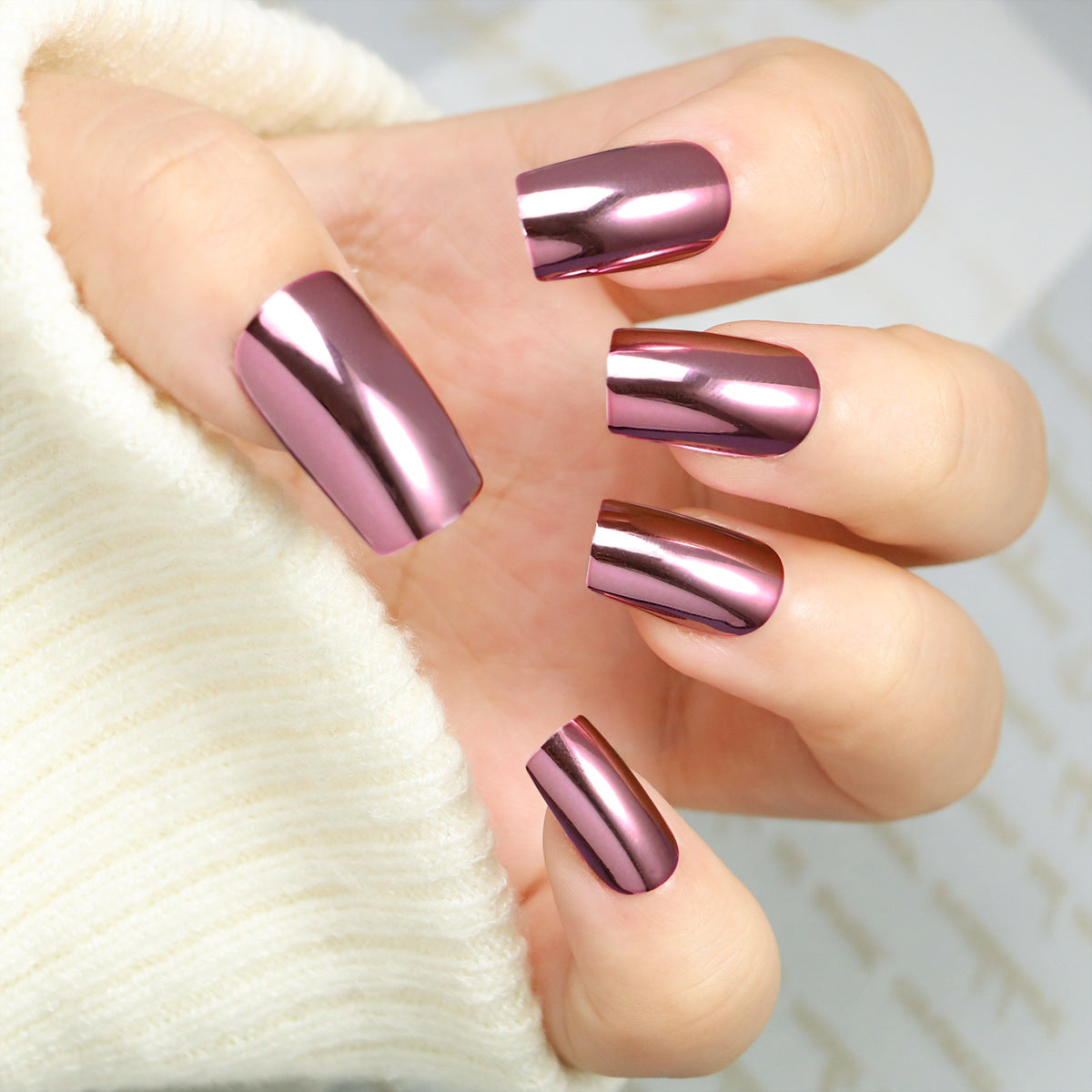 Premium Spiegel Finish Nagelkunst Tipps Brehn