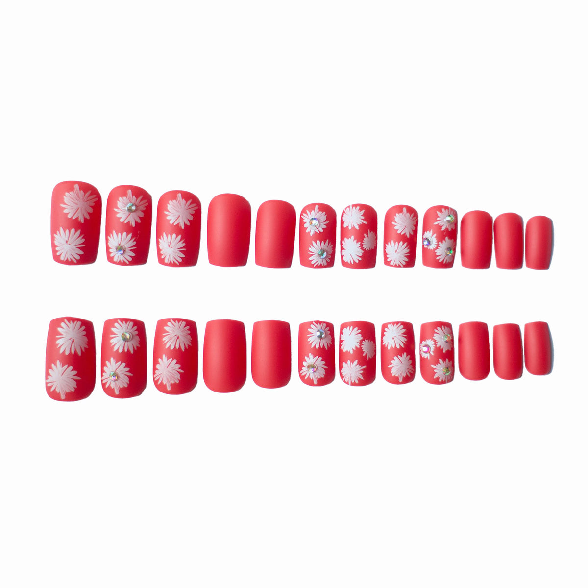Blumen Acryl Nagelkunst Design Set