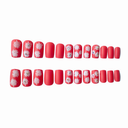 Blumen Acryl Nagelkunst Design Set