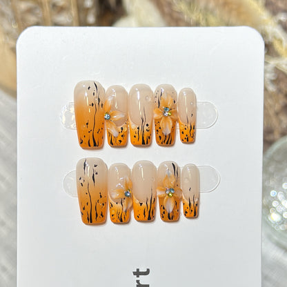 Wiederverwendbares Press-On Nagelset Brehn