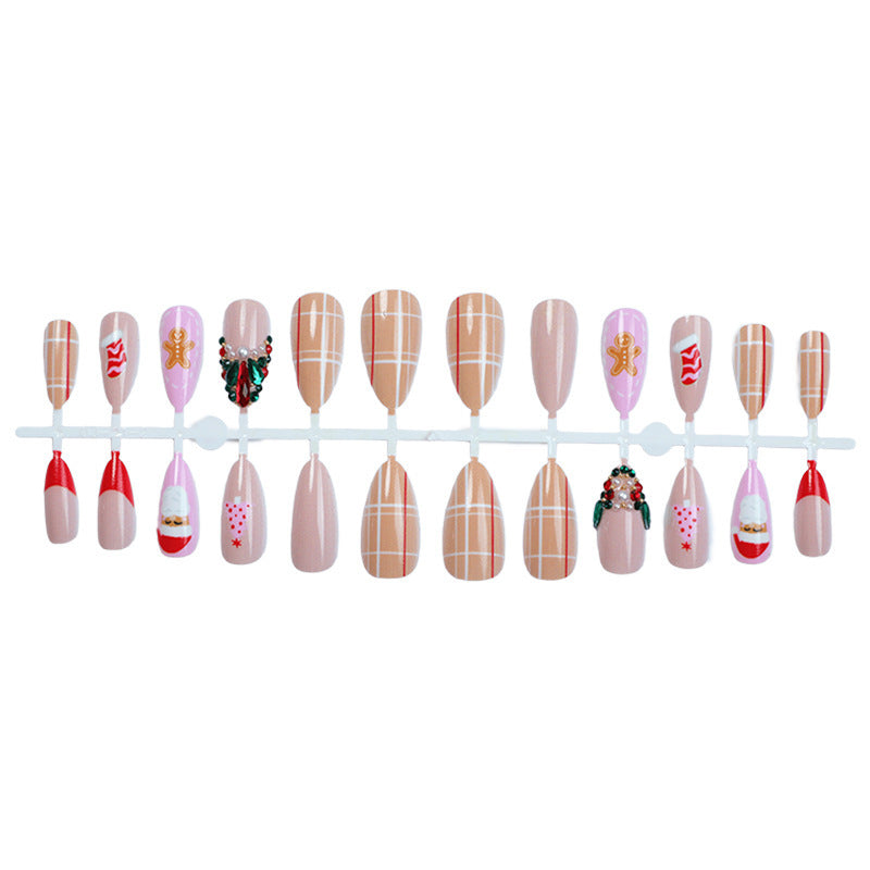 Kreatives Weihnachtskunstnagelset mit festlichen Motiven Brehn