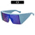 Futuristische Breite Linse Schild Sonnenbrille
