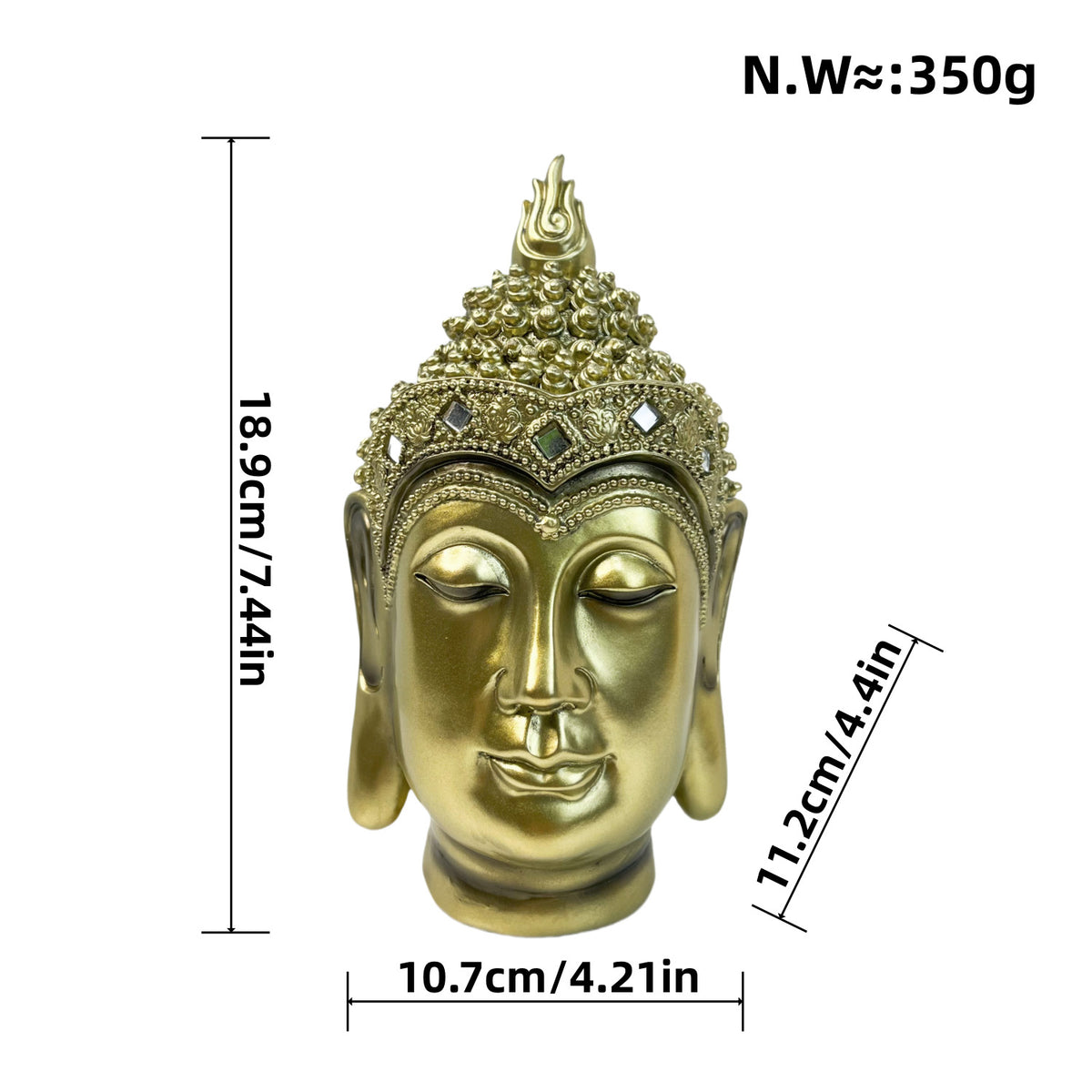 Dekorative Buddha Statue Brehn
