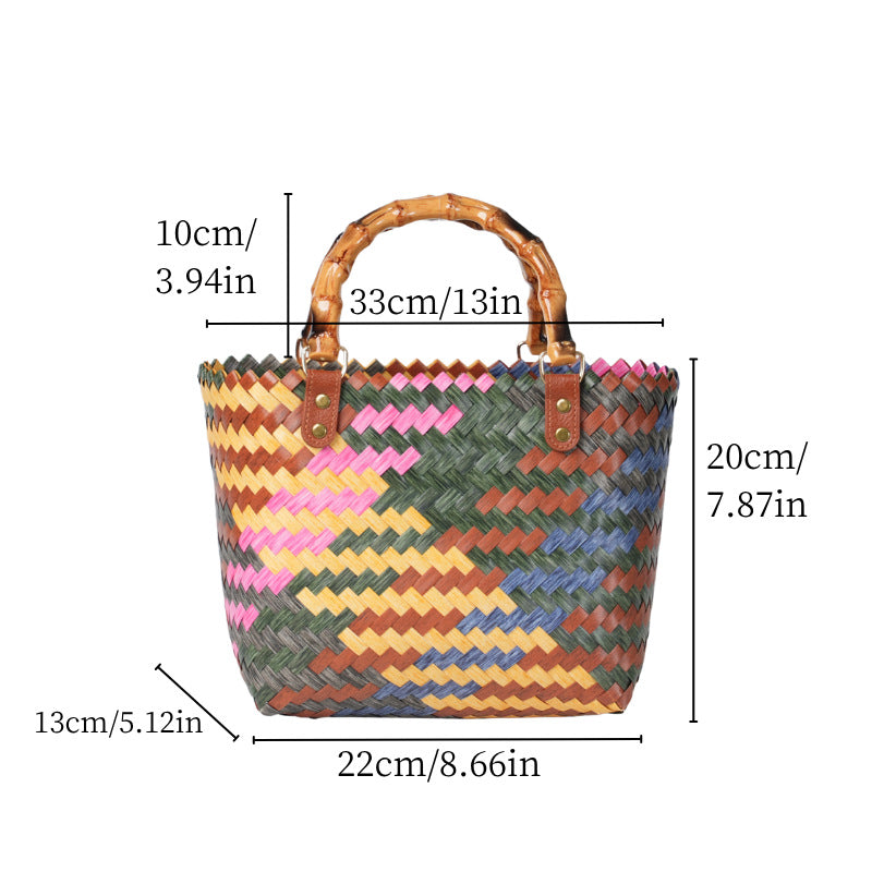 Handtasche Aus Geflochtenem Material Brehn
