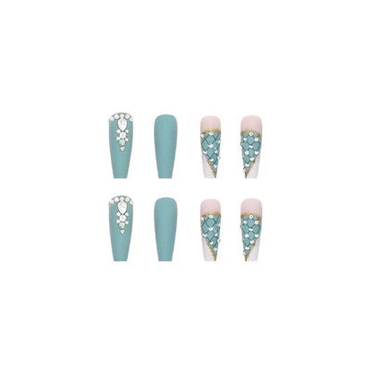 Luxuriöses Dekoratives Press-On-Nagelset