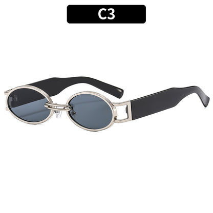 Mode Ovalrahmen Sonnenbrille