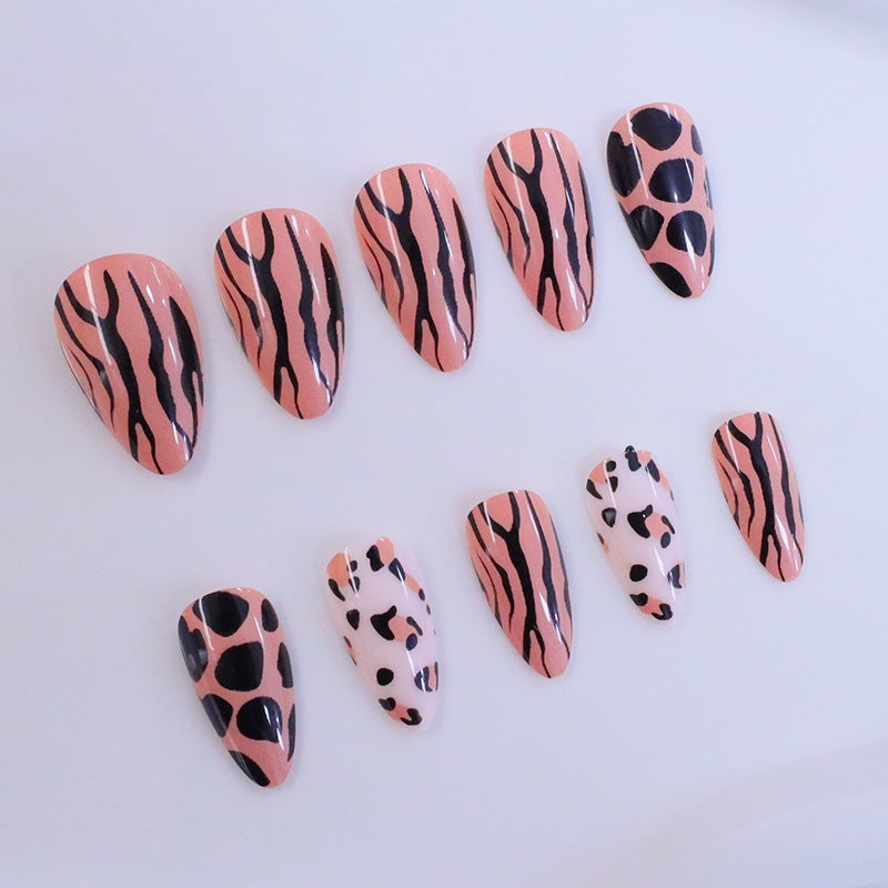 Trendige Tierdruck Nagelkunst Set Brehn