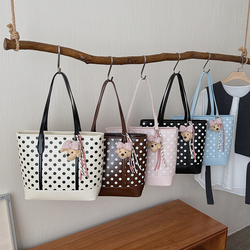 Polka Dot Print Leichte Tragetasche Brehn