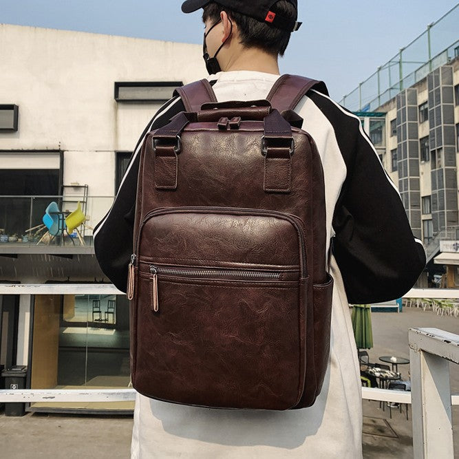 Eleganter Rucksack Aus Hochwertigem Leder Brehn