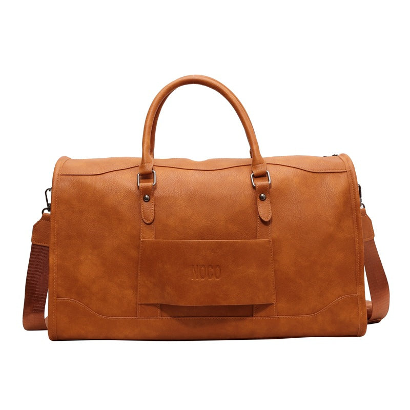 Hochwertige Leder-Reisetasche Brehn