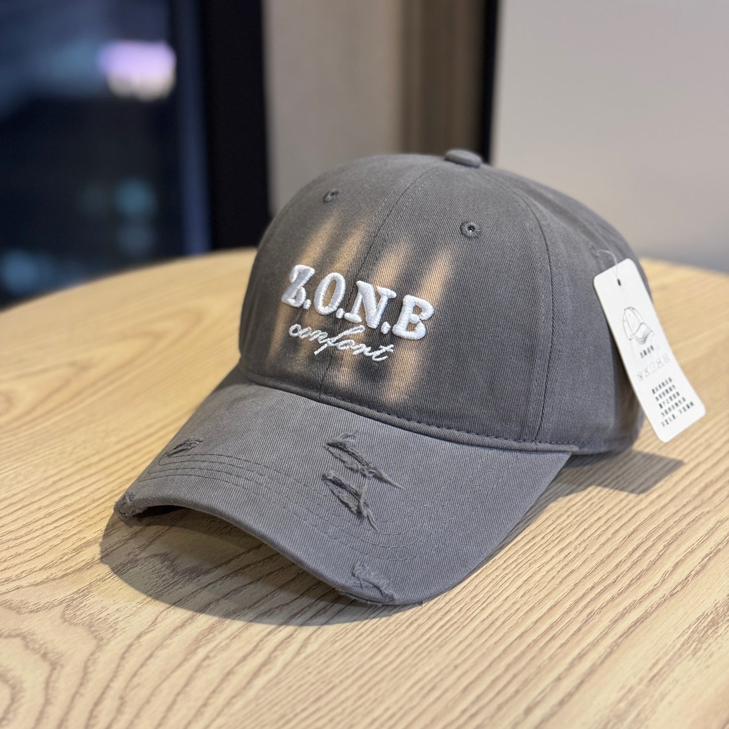 Unisex Distressed Baumwoll Baseballmütze Brehn