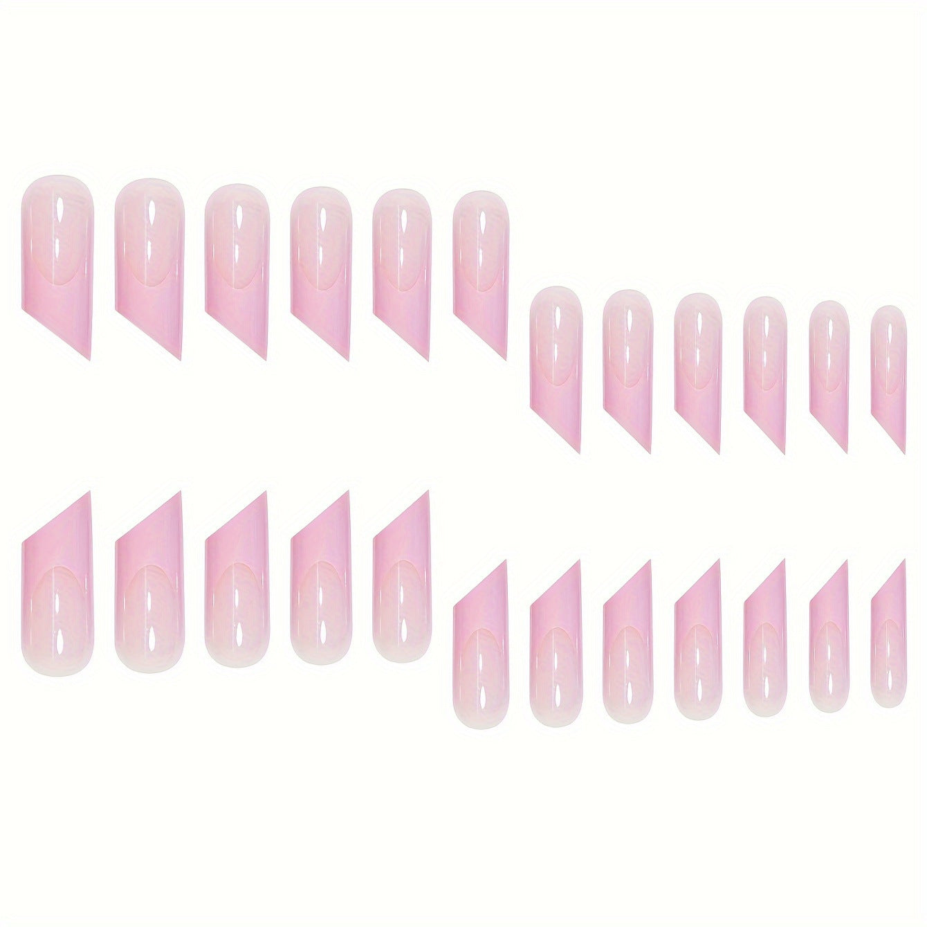 Skulptierte Stiletto Press-On Nagelset Brehn