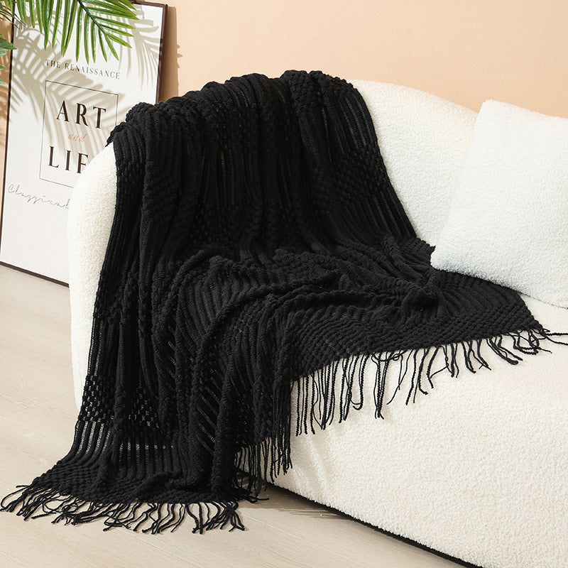 Damen stylische Wohnzimmerdecke mit Fransenmuster Brehn