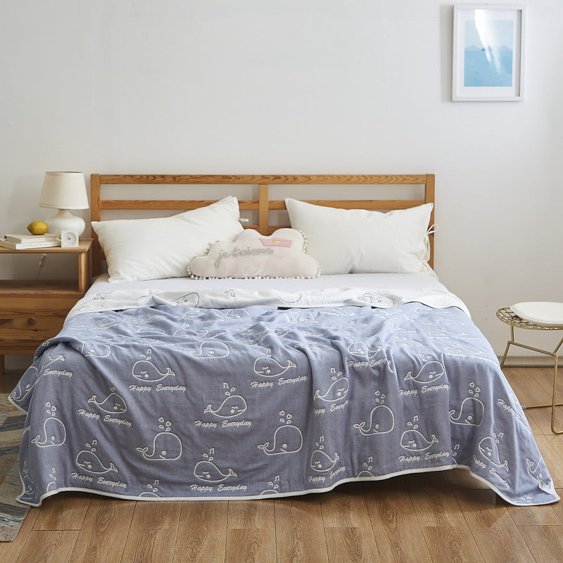 Damen Elegante Decke mit dezentem Blattmotiv Brehn