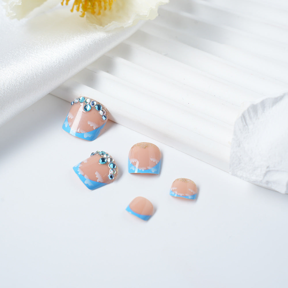 Künstlerisches Gel Press-On Nagel Set Brehn