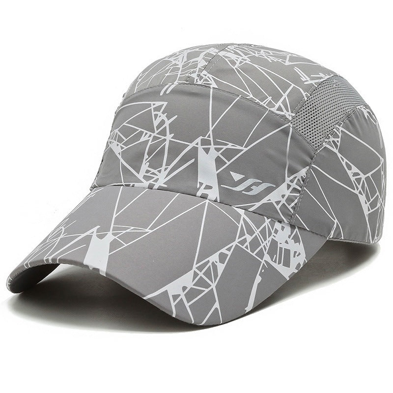 Damen Sportliche Laufmütze mit atemberaubendem Geometrie-Muster Brehn