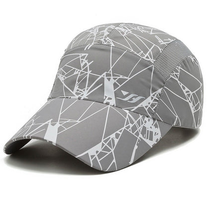 Damen Sportliche Laufmütze mit atemberaubendem Geometrie-Muster Brehn