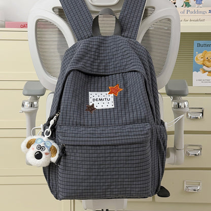 Stylische Karierter Rucksack Brehn