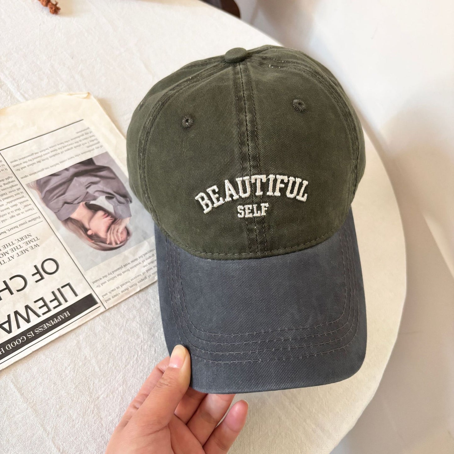 Damen Freizeit Verstellbare Statement Cap Brehn