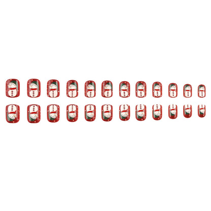 Urlaubs-Themen Schneemann Nagelkunst Brehn