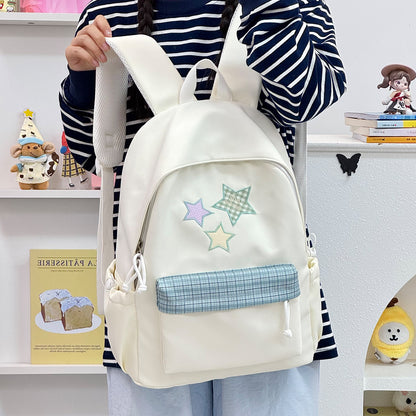 Stylischer, mit Sternen verzierter Rucksack Brehn