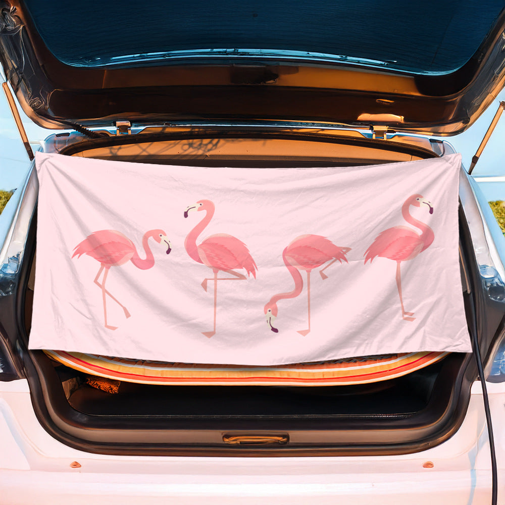 Kofferraummatte mit kreativem Flamingo-Design Brehn