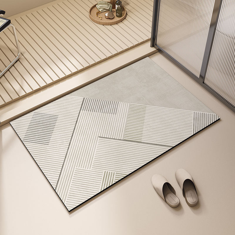 Modern Geometrische Badematte Brehn