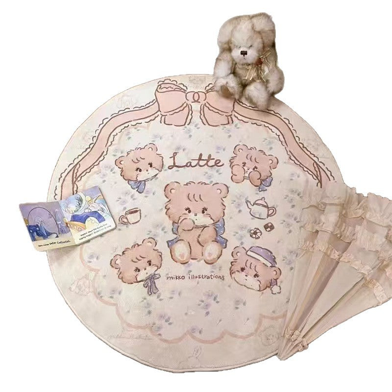 Adorable runder Spielmatte