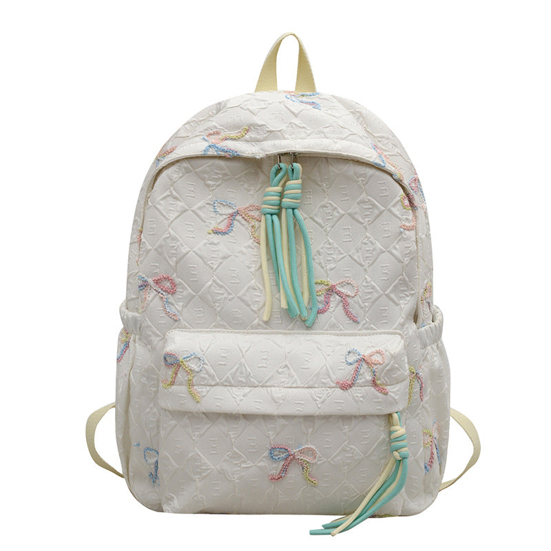 Kreativer Rucksack mit Schleifenmuster Brehn