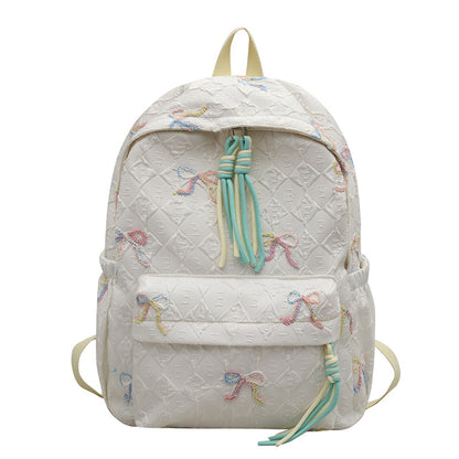Kreativer Rucksack mit Schleifenmuster Brehn