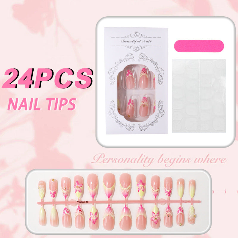Premium Dekorative Gel-Nagelspitzen Brehn