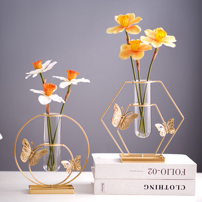 Geometrische Schmetterlings-Dekor-Vasenhalter