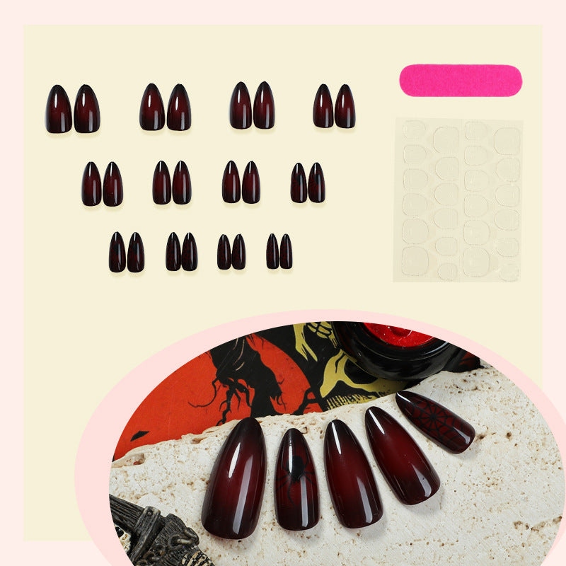 Kunstnagelset mit elegantem länglichen Design Brehn