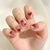 Herz-Themen Press-On Nageldesign Brehn
