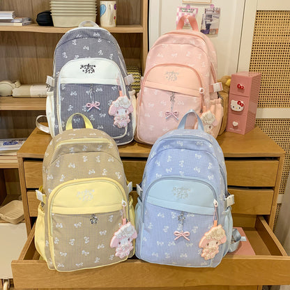 Stylischer kariert gemusterter Rucksack Brehn