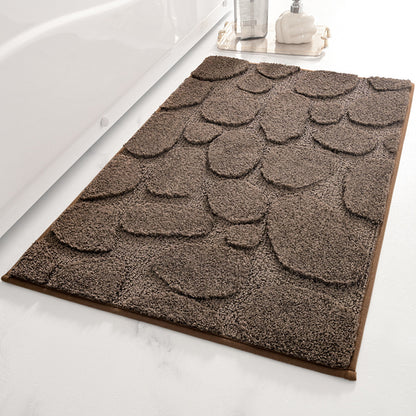 Moderne geometrische Badematte Brehn