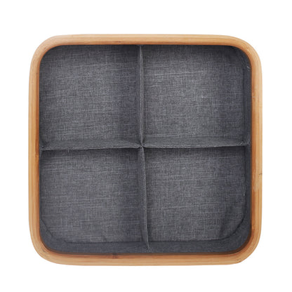 Multi-Sektionales Bambus-Storage-Tablett Brehn
