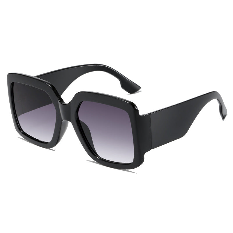 Damen moderne quadratische Sonnenbrille mit verspiegelten Gläsern Brehn