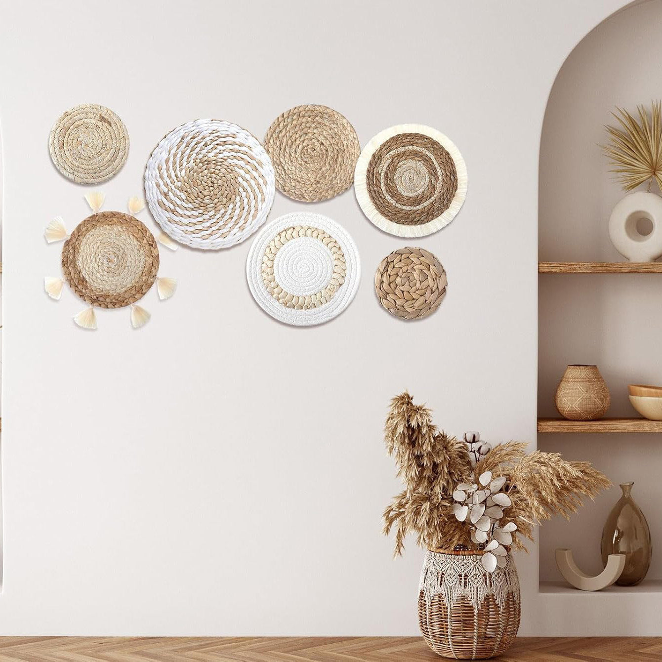 Runde Tischdecke Aus Naturmaterialien Brehn