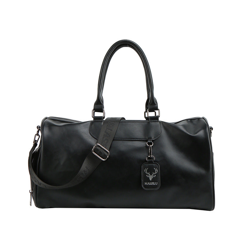 Premium Leder Reise-Duffle Brehn