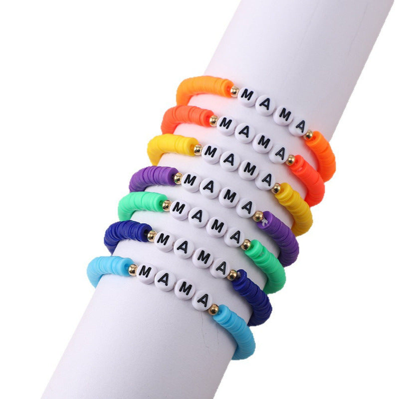 Bunte Perlenarmband Brehn