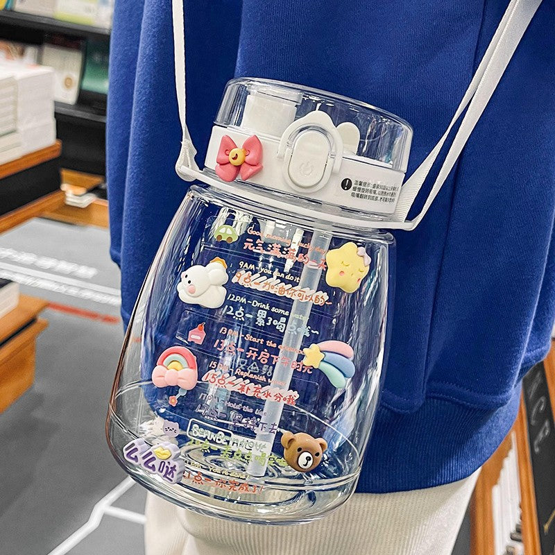 Damen Verspielte Trinkflasche mit tierischem Design Brehn