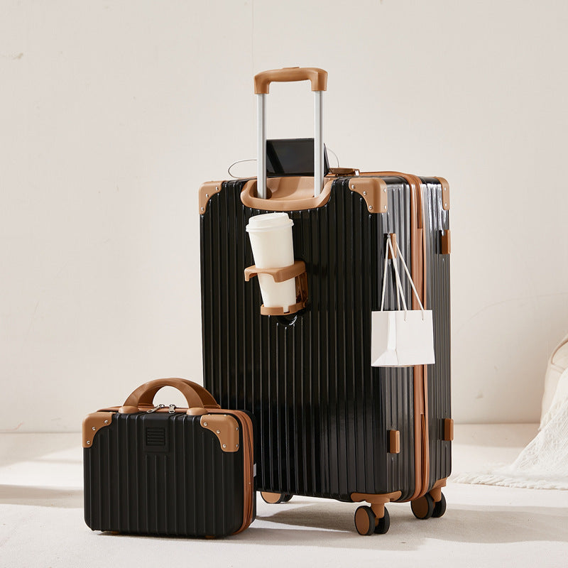Unisex Doppelschicht Expandable Hartschalen Gepäckset Brehn