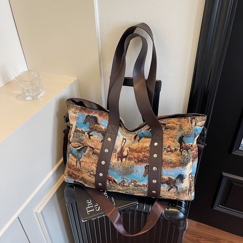 Haltbare Reiserucksack Schultertasche