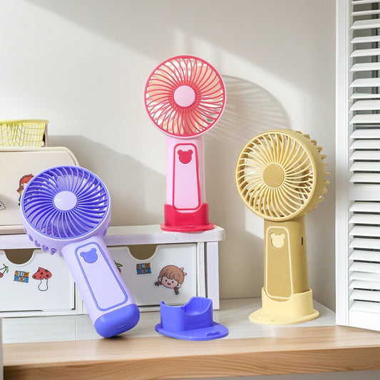 Damen tragbarer Handventilator mit ergonomischem Griff und kraftvollem Akku Brehn